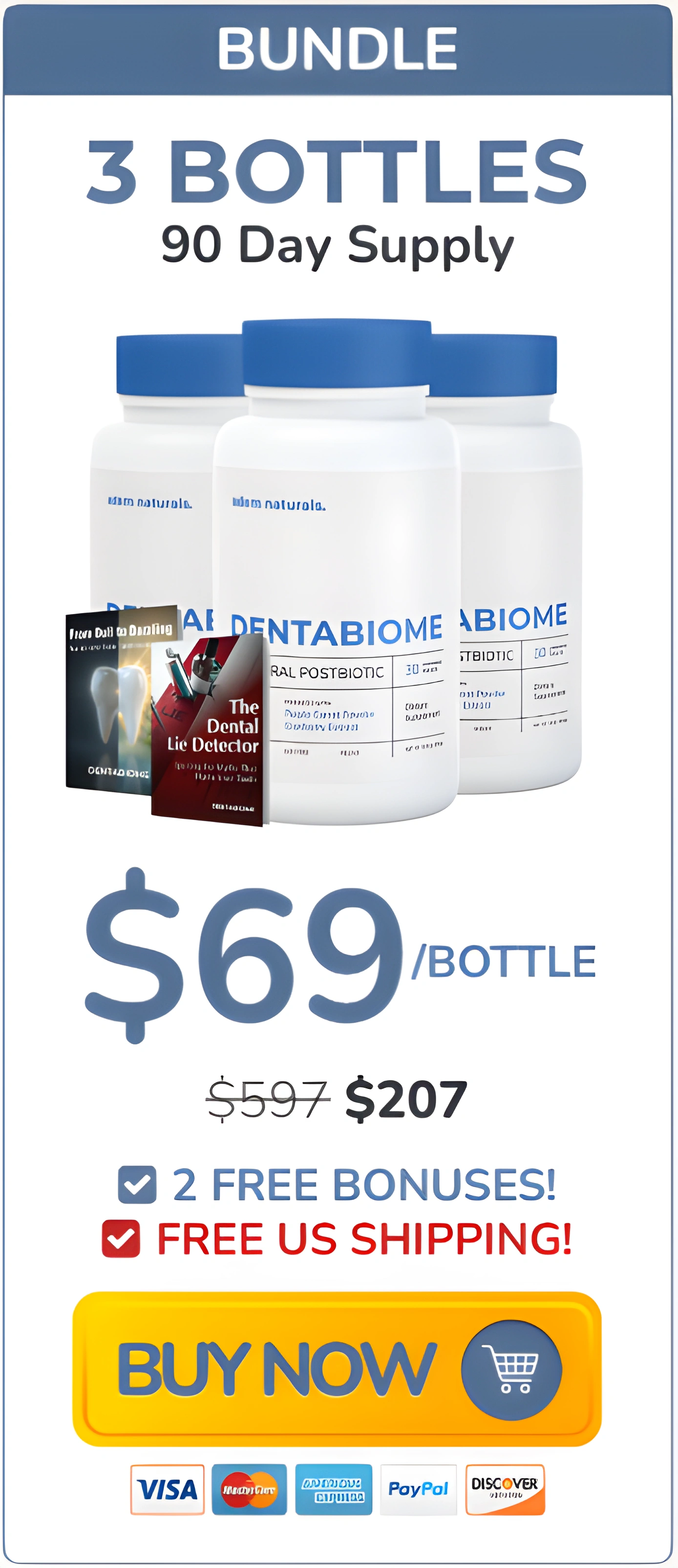 dentabiome-supplement-official-3-bottles